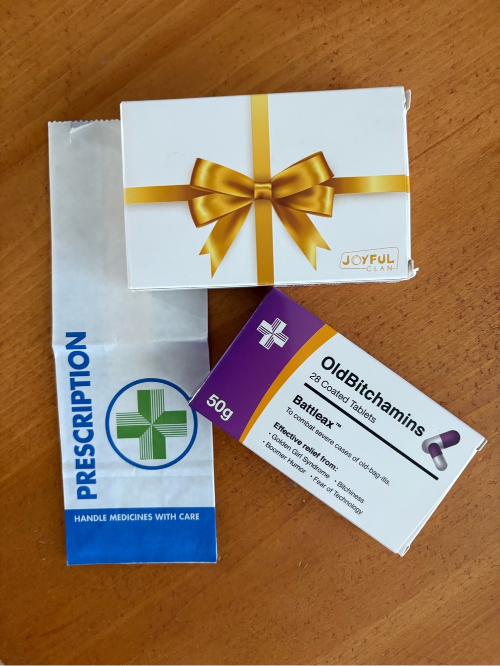OldBitchamins 28 Coated Tablets Battleax, Gift, Brand New